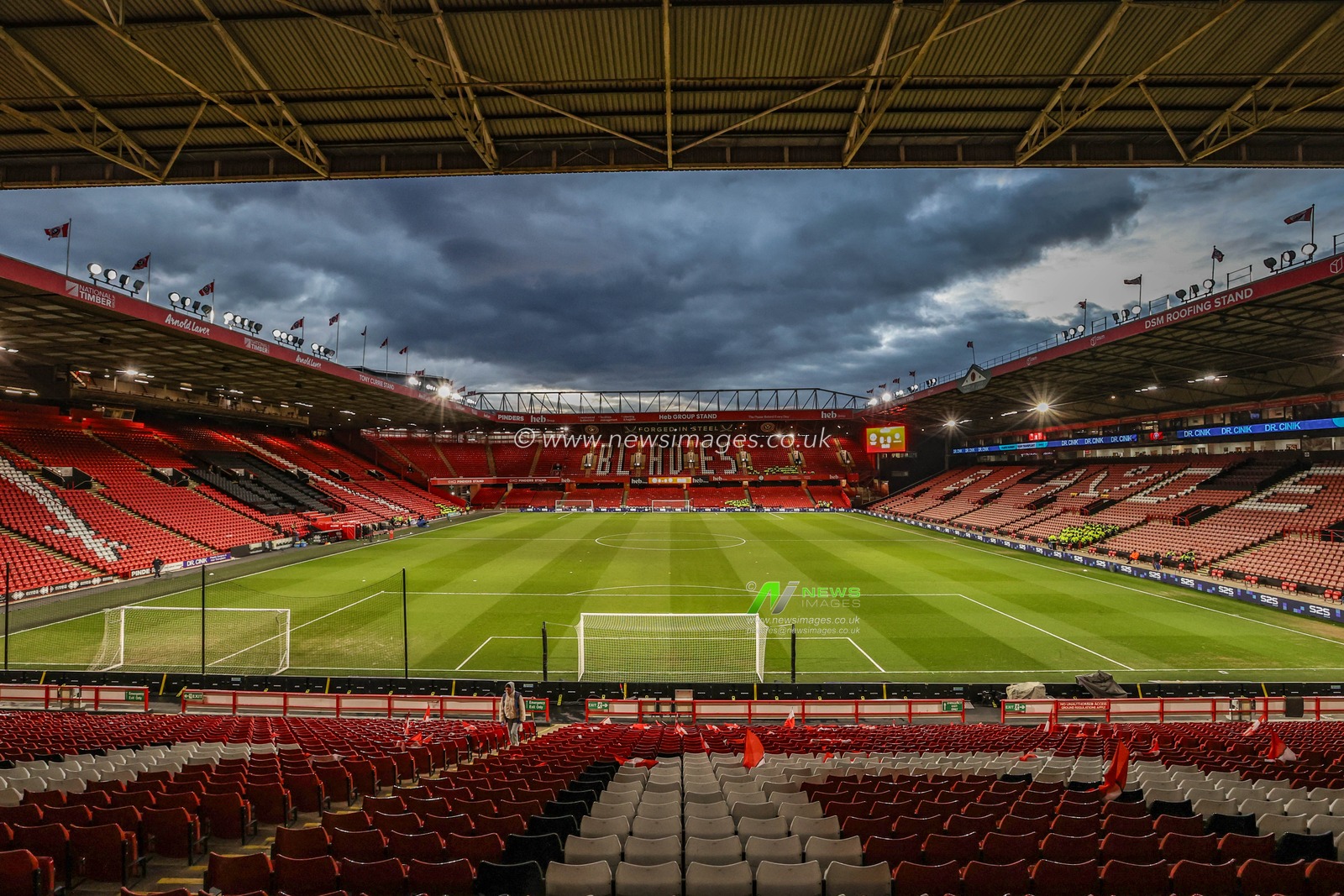 A general view of Bramall Lane ahead of the Sky Bet Championship match Sheffield United vs Bristol City at Bramall Lane, Sheffield, United Kingdom, 11th March 2025

(Photo by Alfie Cosgrove/News Images)
