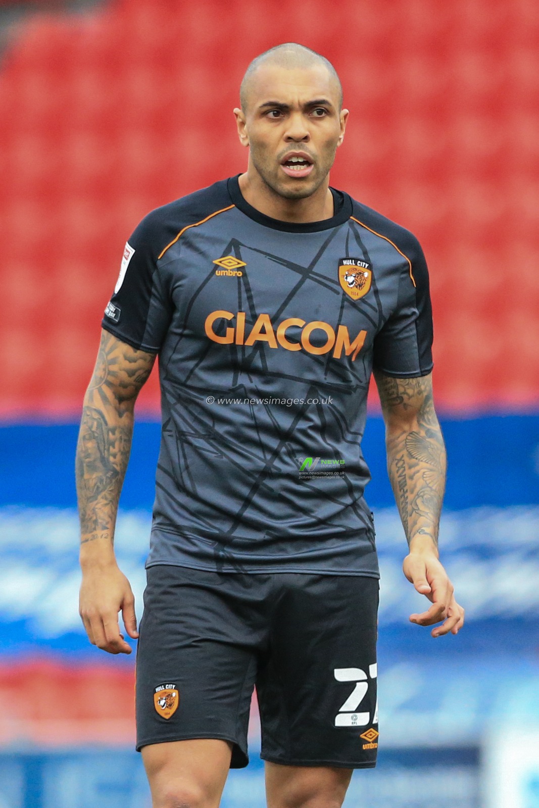 Josh Magennis #27 of Hull City during the game