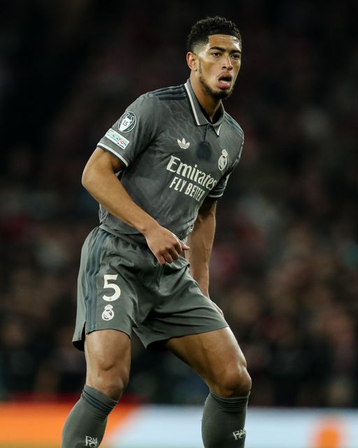 Jude Bellingham of Real Madrid in action during the UEFA Champions League Quarter-finals match Arsenal vs Real Madrid at Emirates Stadium, London, United Kingdom, 8th April 2025

(Photo by Izzy Poles/News Images)