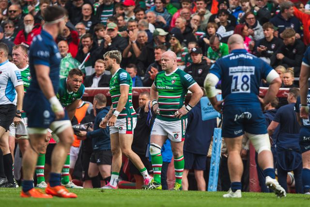 Dan Cole of Leicester Tigers during the Gallagher Premiership Play-off Semi-final Leicester Tigers vs Sale Sharks at Mattioli Woods Welford Road Stadium, Leicester, United Kingdom, 7th June 2025

(Photo by Craig Evans/News Images)