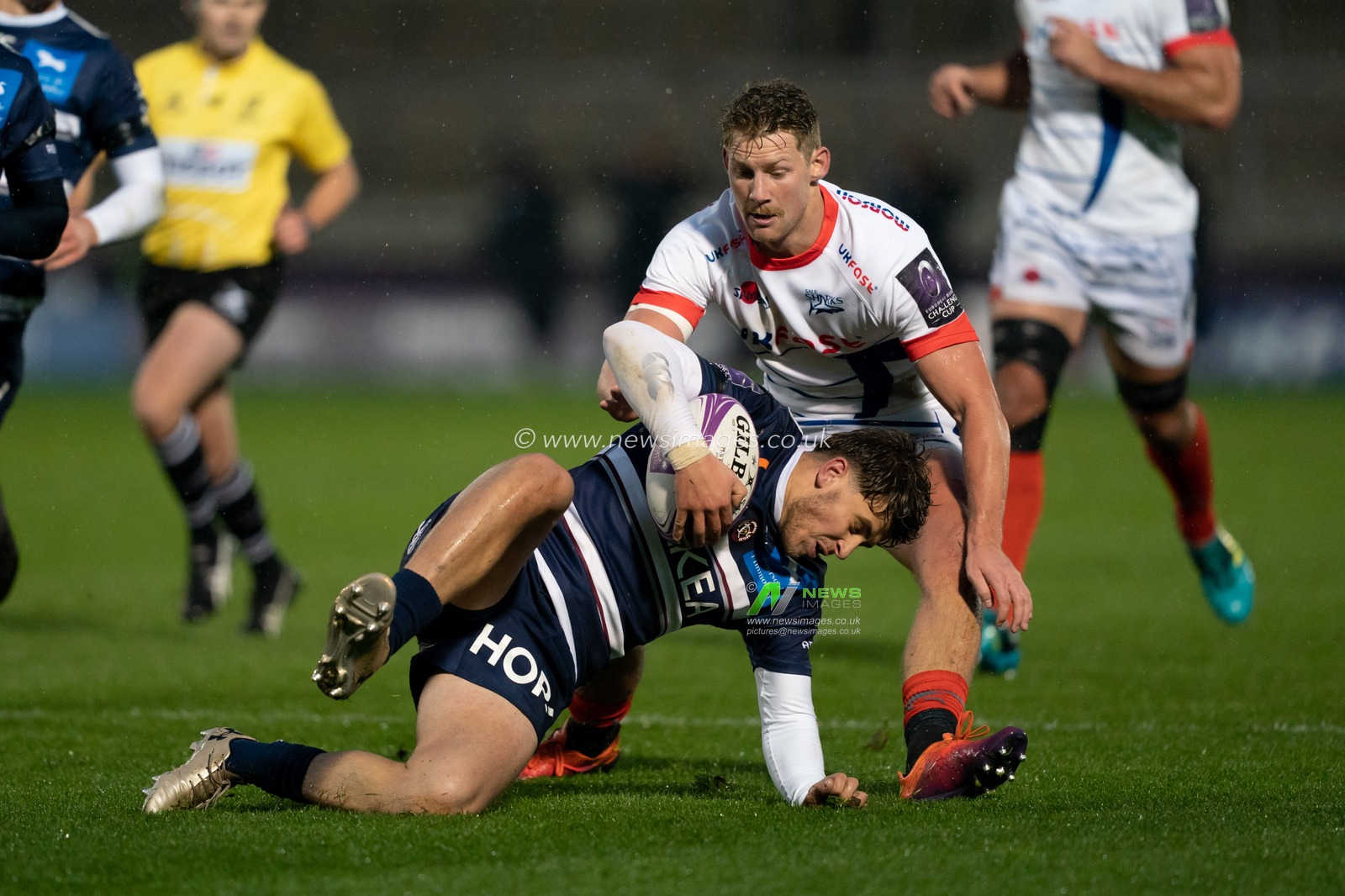 Bordeaux Belges's Simon Desaubies

15th December 2018, AJ Bell Stadium , Sale, England; European Rugby Challenge Cup, Sale v Bordeaux-Belges ; 

Credit: Terry Donnelly / News Images