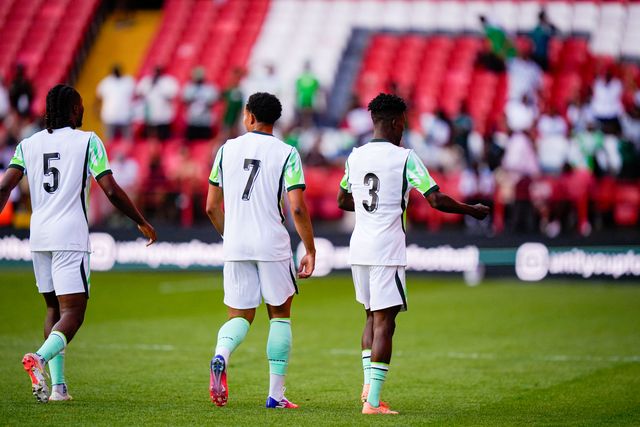 Femi Azeez of Nigeria scores to make it 1-0 during the Unity Cup 2026 Semi-Finals match Nigeria vs Zimbabwe at The Valley, London, United Kingdom on 26 May 2026

(Photo by Maynard Manyowa/News Images)