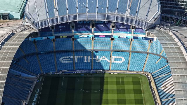 An aerial view of The Etihad Stadium during the Premier League match Manchester City vs Nottingham Forest at Etihad Stadium, Manchester, United Kingdom on 04 March 2026

(Photo by Mark Cosgrove/News Images)