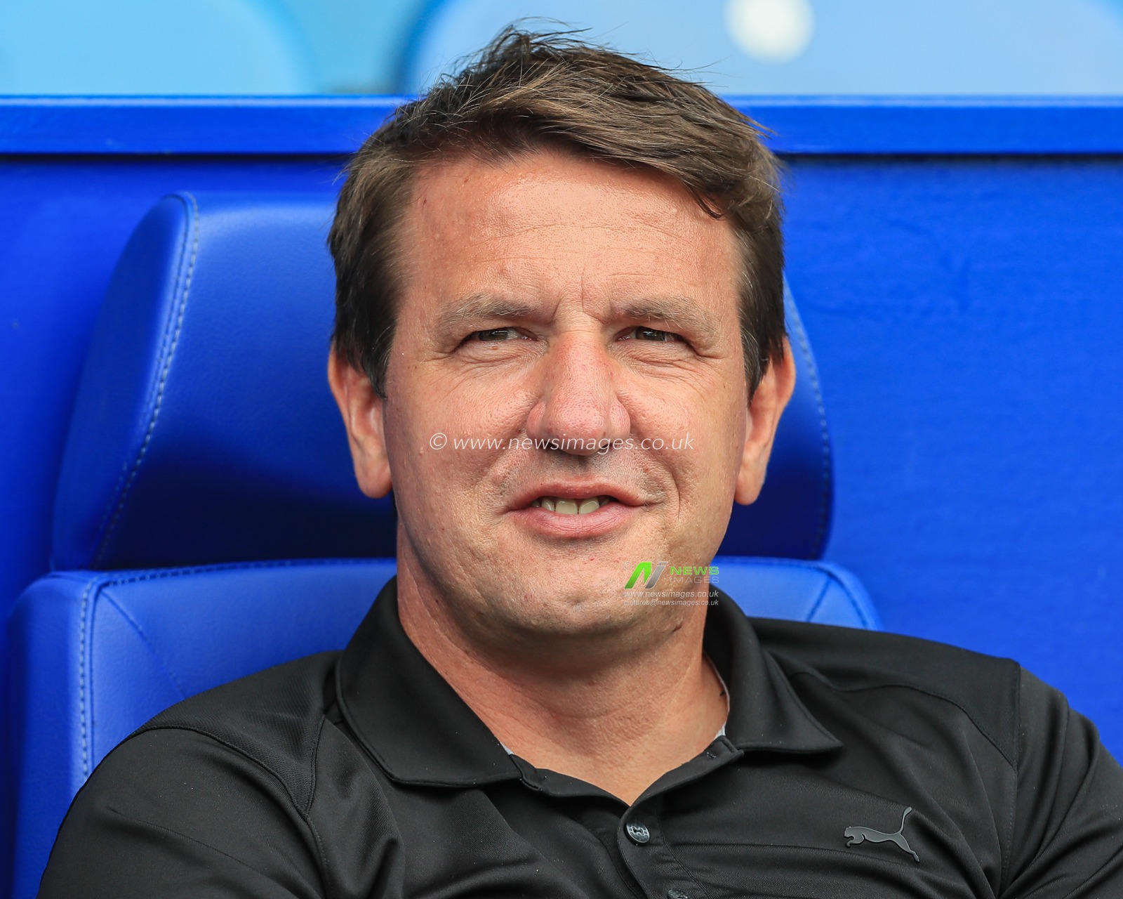 10th August 2019 , Hillsborough, Sheffield, England; Sky Bet Championship, Sheffield Wednesday vs Barnsley : Daniel Stendel manager of Barnsley FC takes his seat at Hillsborough for the first time as Barnsley manager

Credit: Mark Cosgrove/News Images,

English Football League images are subject to DataCo Licence