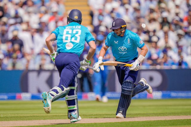 Joe Root of England takes a run during the 1st Metro Bank ODI match England vs India at Edgbaston, Birmingham, United Kingdom on 14 July 2026

(Photo by Maynard Manyowa/News Images)