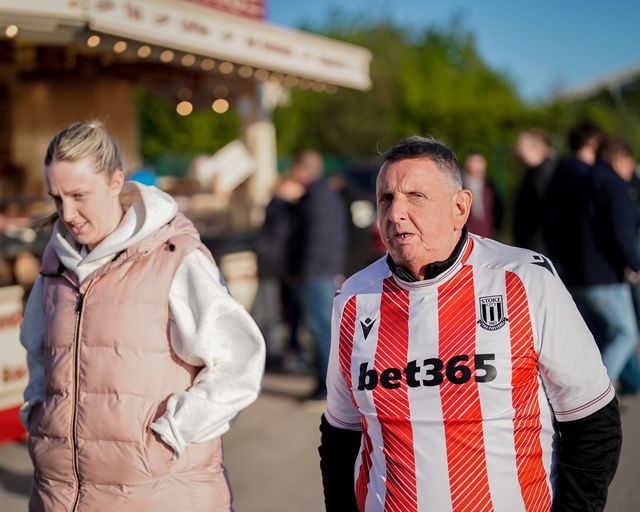 Stoke City fans outside the stadium during the Sky Bet Championship match Stoke City vs Millwall at Bet365 Stadium, Stoke On Trent, United Kingdom on 21 April 2026

(Photo by Maynard Manyowa/News Images)