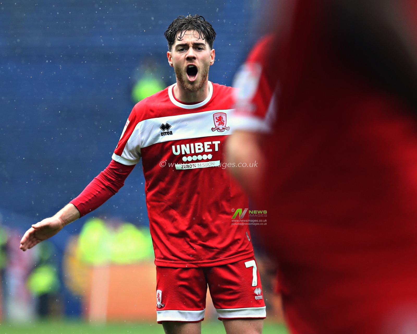 Hayden Hackney of Middlesbrough Football Club exclaims during the Sky Bet Championship match Sheffield Wednesday vs Middlesbrough at Hillsborough, Sheffield, United Kingdom, 21st April 2025

(Photo by Sam Eaden/News Images)
