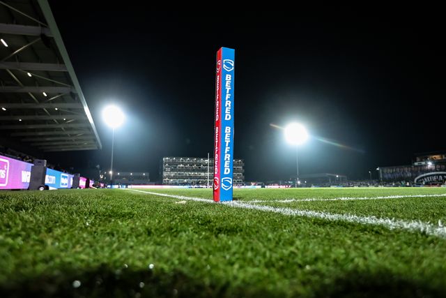 A general view of DIY Kitchens Stadium ahead of the Betfred Super League round 5 match Wakefield Trinity vs Leigh Leopards at DIY Kitchens Stadium, Wakefield, United Kingdom on 20 March 2026

(Photo by Alfie Cosgrove/News Images)