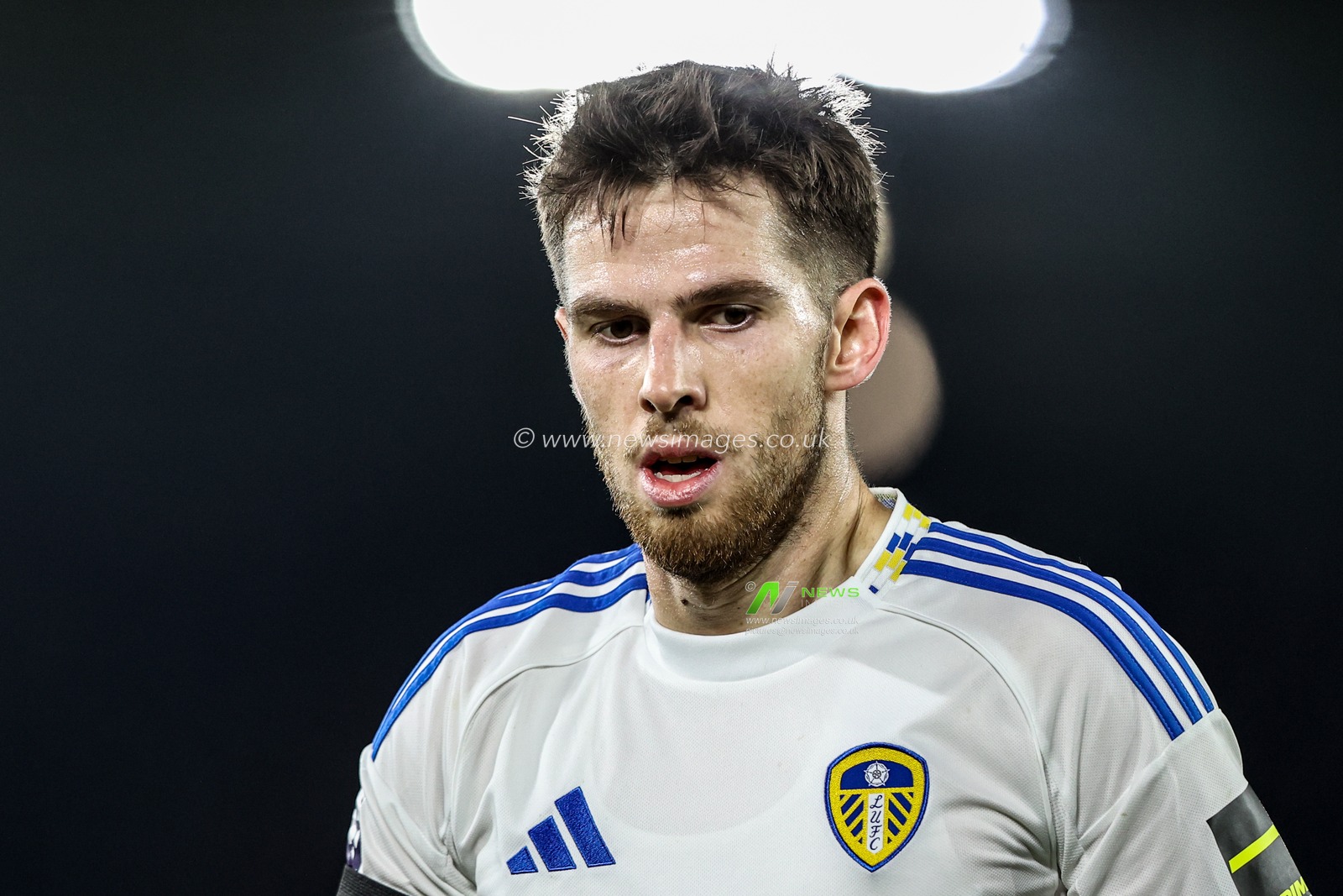Anton Stach of Leeds United during the Premier League match Leeds United vs Chelsea at Elland Road, Leeds, United Kingdom, 3rd December 2025

(Photo by Alfie Cosgrove/News Images)

*** GER AUT SUI OUT ***