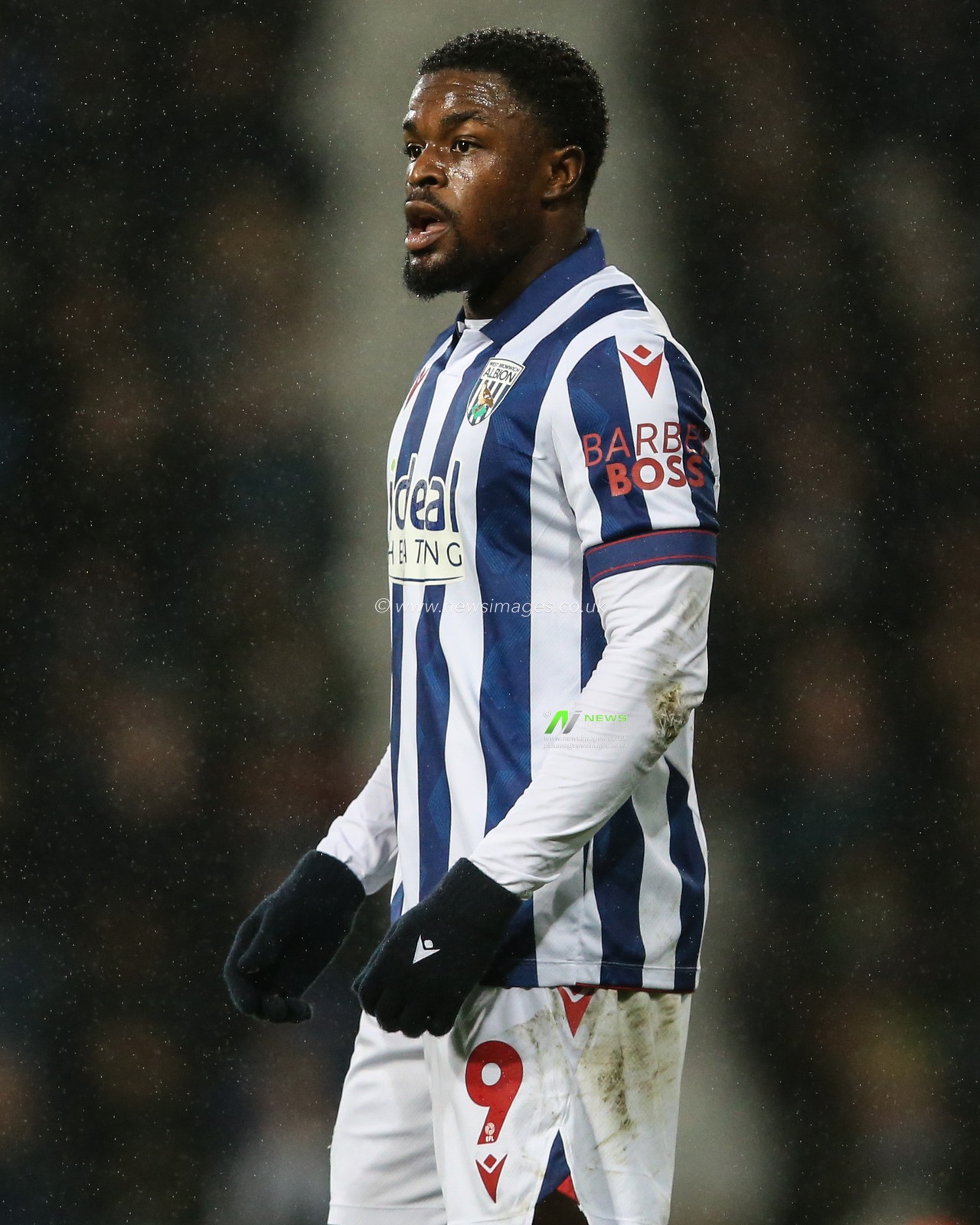 Josh Maja of West Bromwich Albion during the Sky Bet Championship match West Bromwich Albion vs Norwich City at The Hawthorns, West Bromwich, United Kingdom, 23rd November 2024

(Photo by Gareth Evans/News Images)