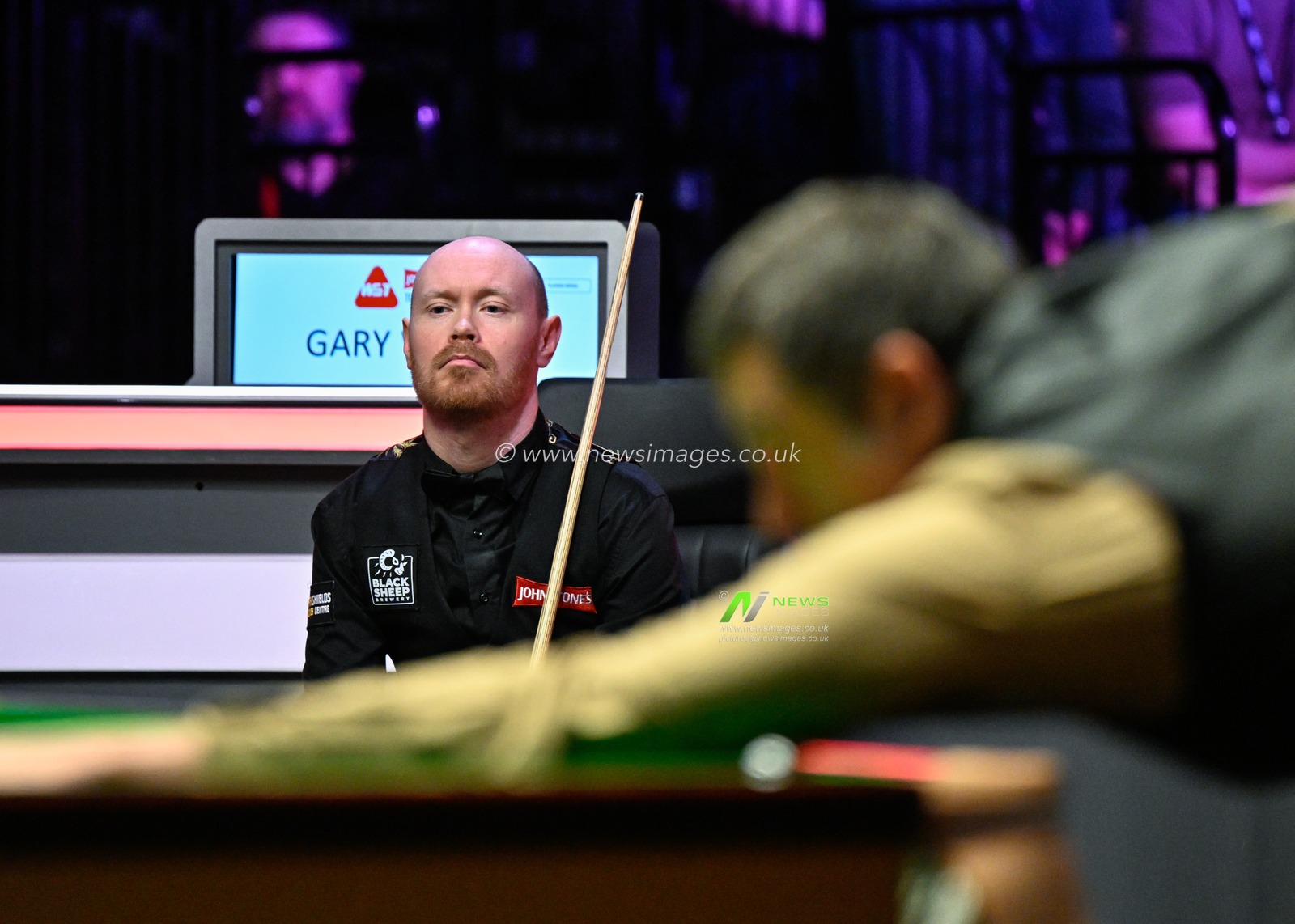 Gary Wilson watches on Ronnie O'Sullivan, during the Johnstoneâ€™s Paint Tour Championships at Manchester Central, Manchester, United Kingdom, 5th April 2024

(Photo by Cody Froggatt/News Images)
