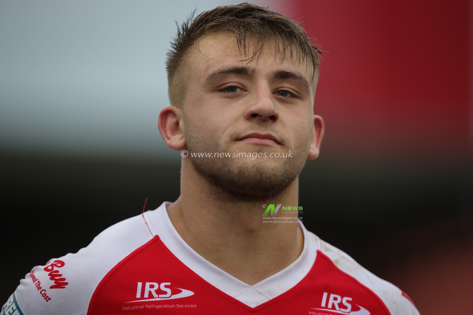 Mikey Lewis #20 of Hull KR during the Betfred Super League Round 1 match Hull KR vs Wigan Warriors at Sewell Group Craven Park, Kingston upon Hull, United Kingdom, 18th February 2023

(Photo by James Heaton/News Images)
