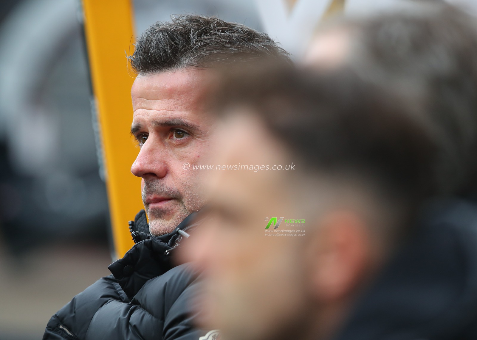 Marco Silva manager of Fulham ahead of kick off, during the Premier League match Wolverhampton Wanderers vs Fulham at Molineux, Wolverhampton, United Kingdom, 9th March 2024

(Photo by Gareth Evans/News Images)