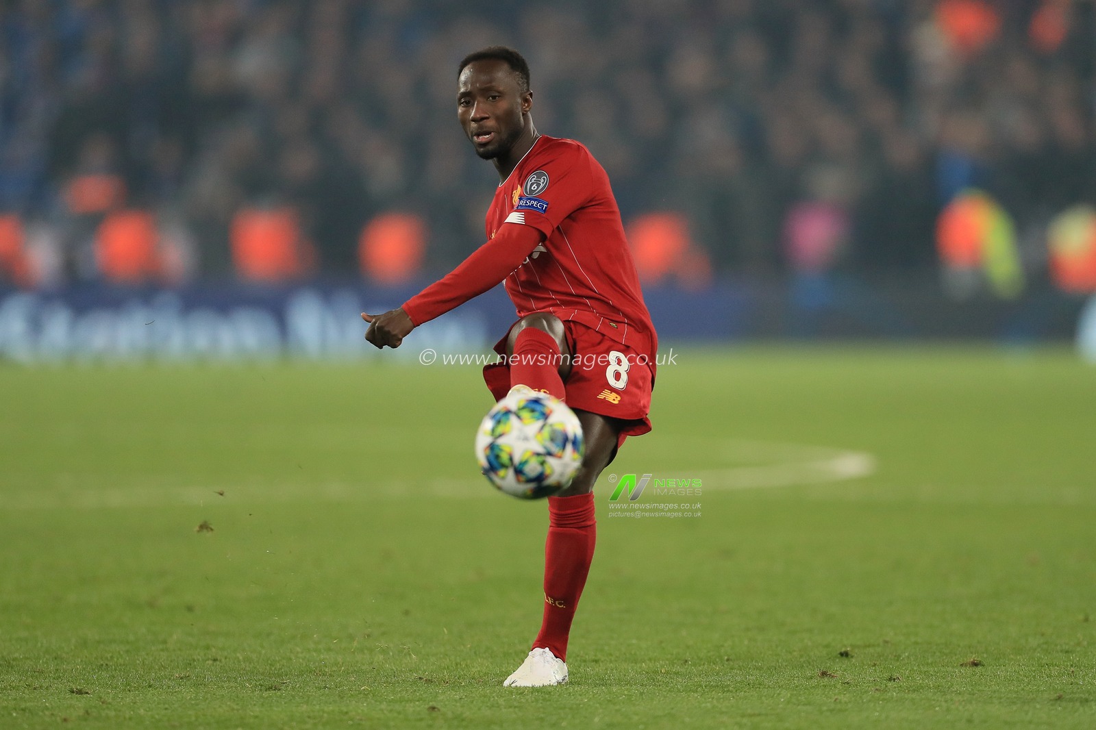 5th November 2019, Anfield, Liverpool, England; UEFA Champions League, Liverpool v KRC Genk : Naby Keita (8) of Liverpool 

Credit: Mark Cosgrove/News Images