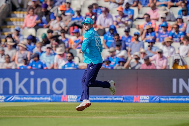 Will Jacks of England during the 1st Metro Bank ODI match England vs India at Edgbaston, Birmingham, United Kingdom on 14 July 2026

(Photo by Maynard Manyowa/News Images)