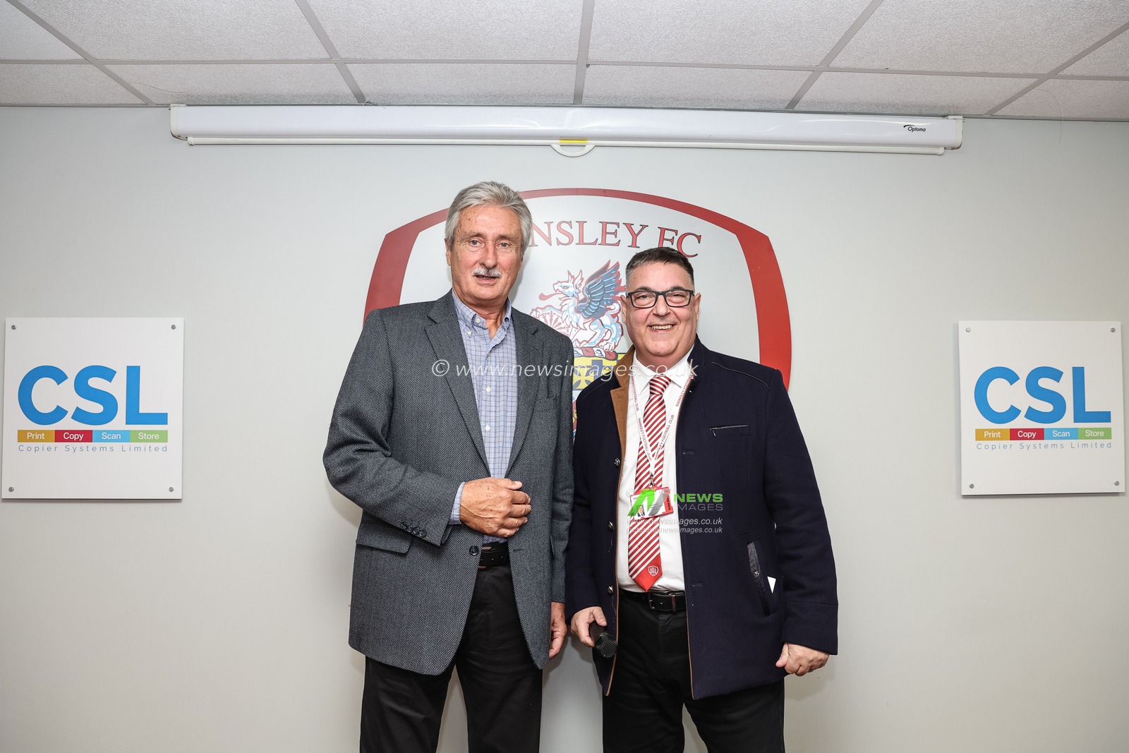 Former Barnsley player Ian Evans during the Sky Bet League 1 match Barnsley vs Fleetwood Town at Oakwell, Barnsley, United Kingdom, 28th October 2023

(Photo by Mark Cosgrove/News Images)