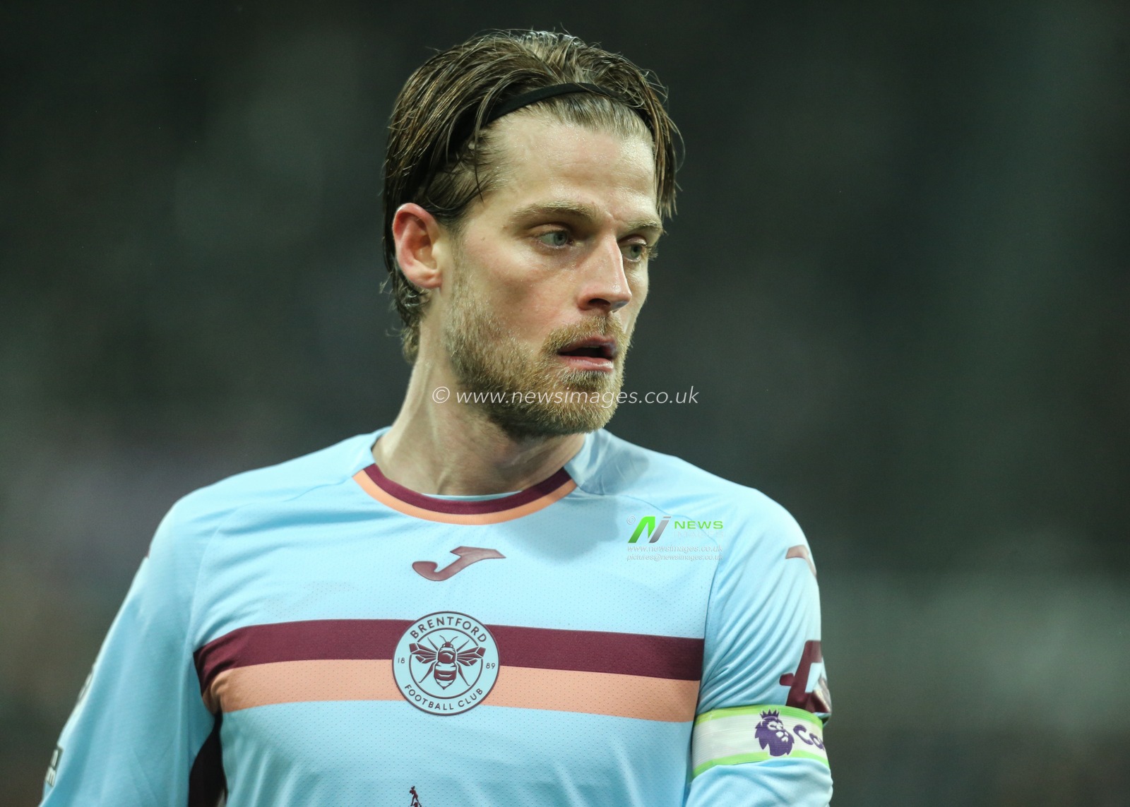 Mathias Jensen of Brentford during the Premier League match Newcastle Untied vs Brentford at St. James's Park, Newcastle, United Kingdom on 07 February 2026

(Photo by Richard Bierton/News Images)