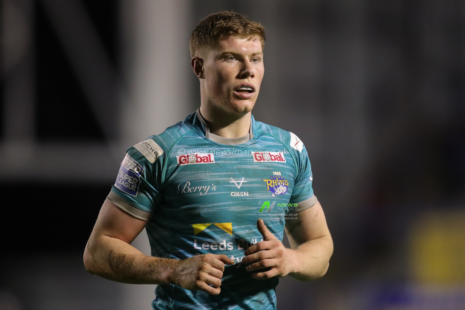 Morgan Gannon #20 of Leeds Rhinos during the Betfred Super League Round 1 match Warrington Wolves vs Leeds Rhinos at Halliwell Jones Stadium, Warrington, United Kingdom, 16th February 2023

(Photo by James Heaton/News Images)
