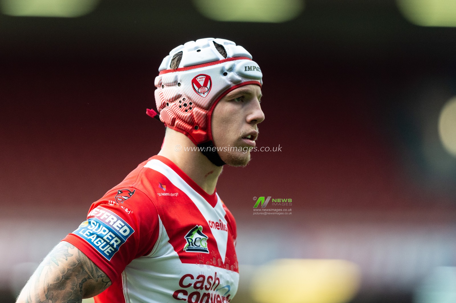 26th May 2019 , Anfield Stadium, Liverpool, England; Dacia Magic Weekend, Betfred Super League Round 16, St helens vs Castleford Tigers ; Theo Fages of St Helens 

Credit: Richard Long/News Images