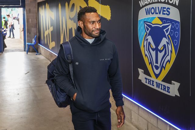 Rodrick Tai of Warrington Wolves arrives during the Betfred Super League Round 12 match Warrington Wolves vs Hull KR at Halliwell Jones Stadium, Warrington, United Kingdom, 23rd May 2025

(Photo by Alfie Cosgrove/News Images)