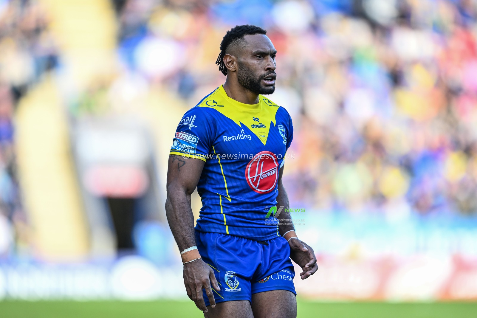 Rodrick Tai of Warrington Wolves during the Betfred Super League match Warrington Wolves vs Catalans Dragons at Halliwell Jones Stadium, Warrington, United Kingdom, 30th March 2024

(Photo by Craig Thomas/News Images)