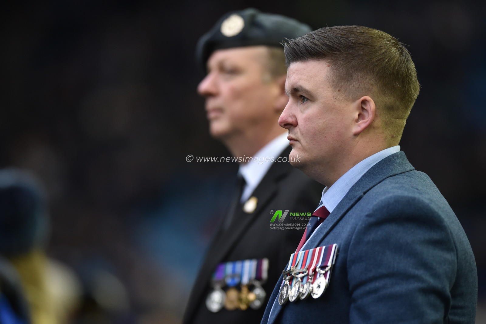 9th November 2019, Hillsborough, Sheffield, England; Sky Bet Championship, Sheffield Wednesday v Swansea City : Veterans at pre-match remembrance line up. 

Credit: Dean Williams/News Images