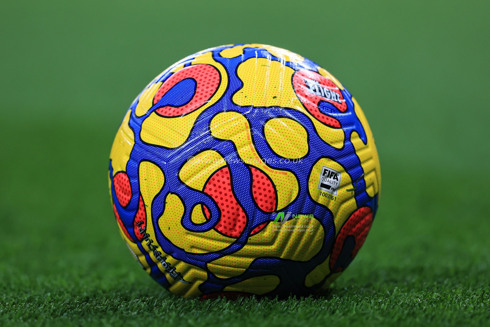 A Nike Flight Premier league branded ball