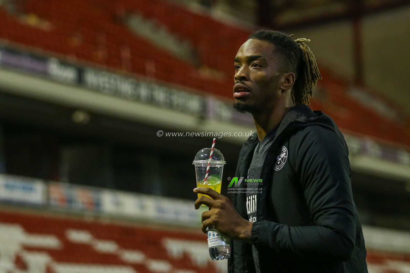 Ivan Toney #17 of Brentford walks off the pitch after the game