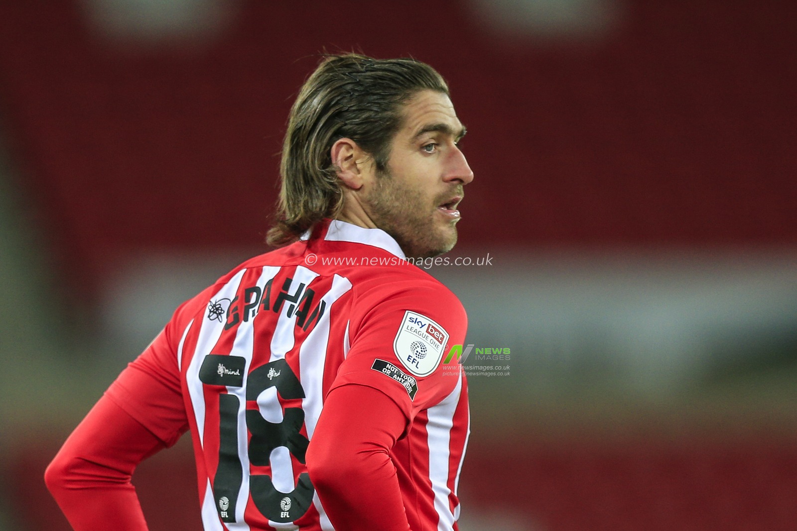 Danny Graham #18 of Sunderland in action