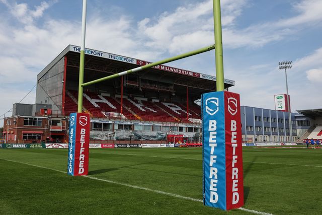 A general view of The Sewell Group Craven Park during the Betfred Super League Round 25 match Hull KR vs Hull FC at Sewell Group Craven Park, Kingston upon Hull, United Kingdom, 7th September 2025

(Photo by Mark Cosgrove/News Images)