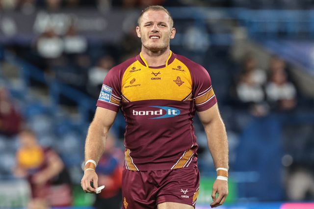 Tom Burgess of Huddersfield Giants during the Betfred Super League Round 25 match Huddersfield Giants vs Leeds Rhinos at Accu Stadium, Huddersfield, United Kingdom, 4th September 2025

(Photo by Mark Cosgrove/News Images)
