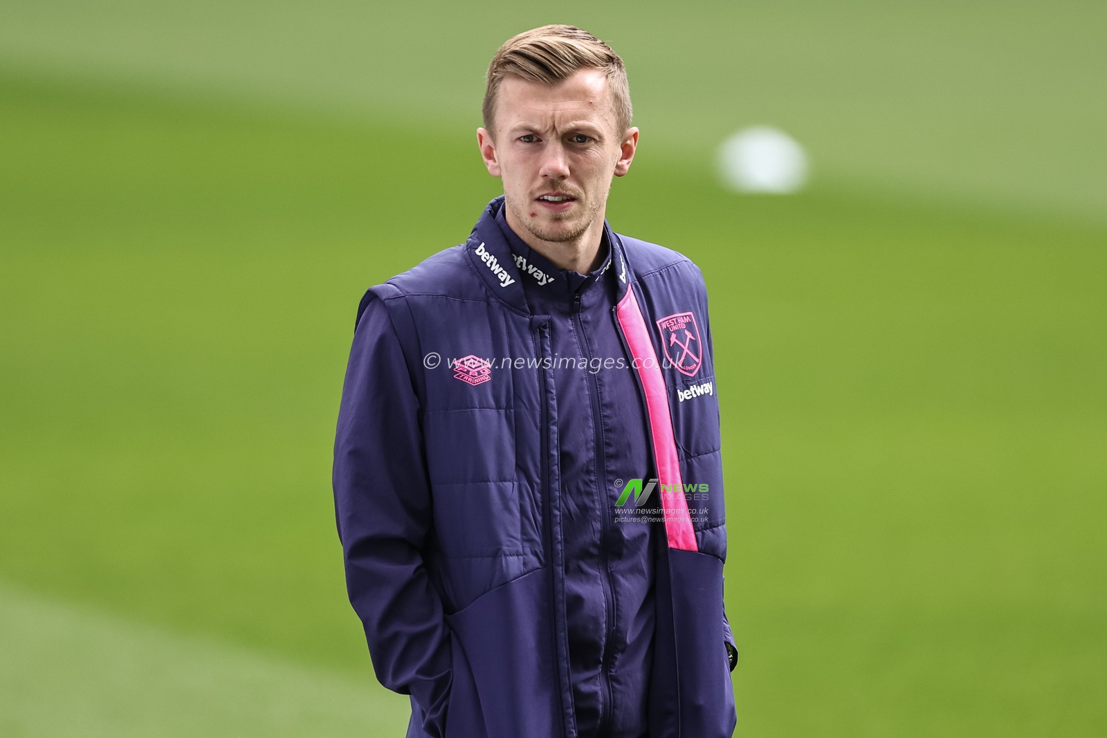 James Ward-Prowse of West Ham United arrives during the Premier League match Newcastle United vs West Ham United at St. James's Park, Newcastle, United Kingdom, 30th March 2024

(Photo by Mark Cosgrove/News Images)