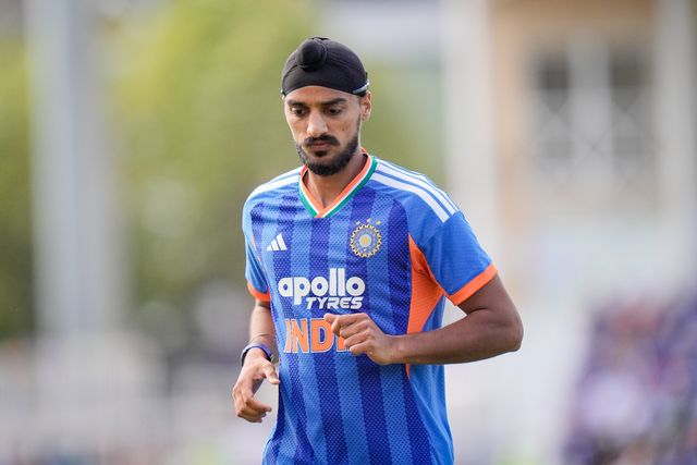 Arshdeep Singh of India during the Third Vitality T20 International match England vs India at Trent Bridge, Nottingham, United Kingdom on 07 July 2026

(Photo by Maynard Manyowa/News Images)