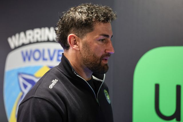 Toby King of Warrington Wolves arrives during the Betfred Super League round 9 match Warrington Wolves vs Wigan Warriors at The Halliwell Jones Stadium, Warrington, United Kingdom on 24 April 2026

(Photo by Mark Cosgrove/News Images)