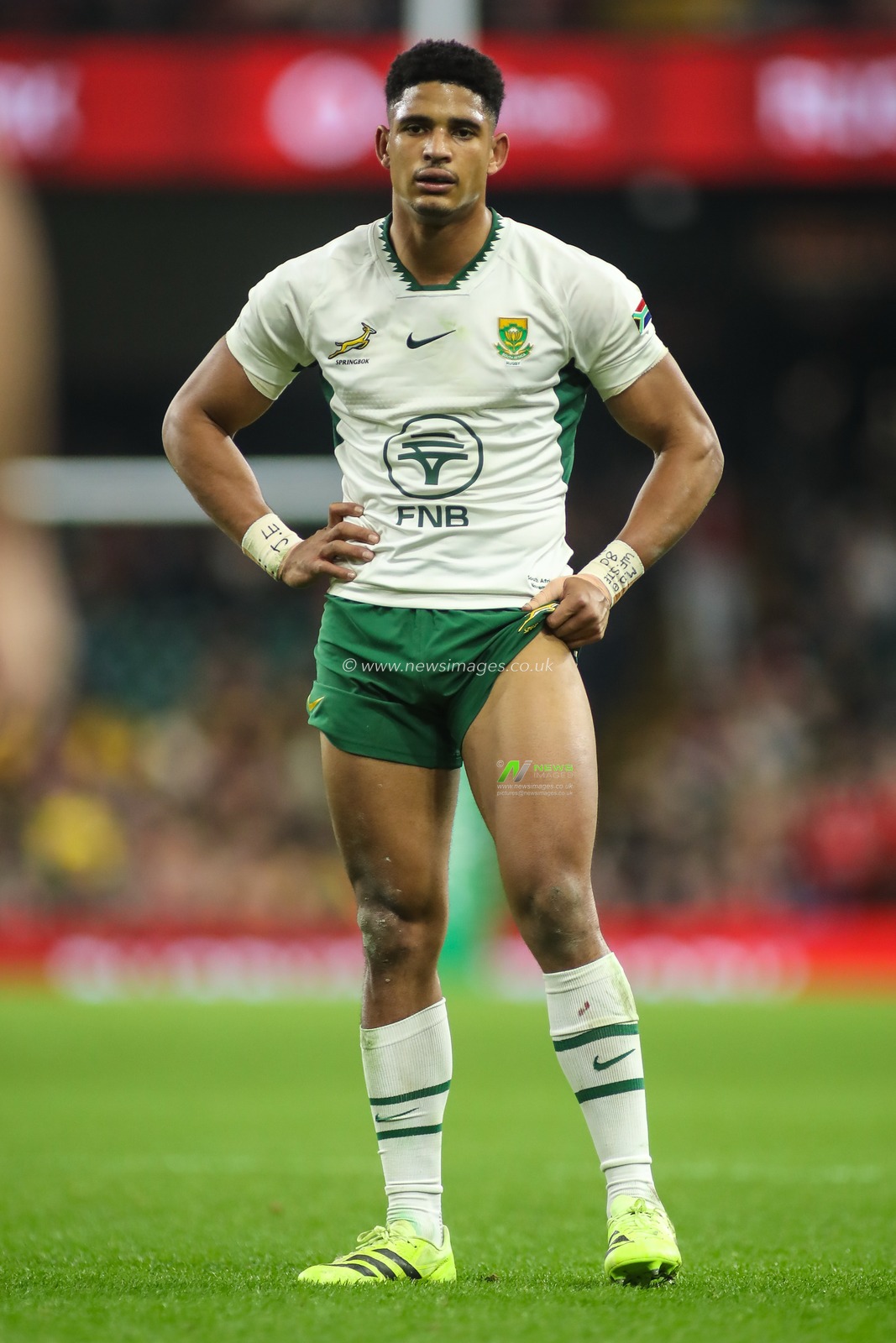 Sacha Feinberg-Mngomezulu of South Africa during the Quilter Nations Series 2025 match Wales vs South Africa at Principality Stadium, Cardiff, United Kingdom, 29th November 2025

(Photo by Andrew Lewis/News Images)

*** GER AUT SUI OUT ***