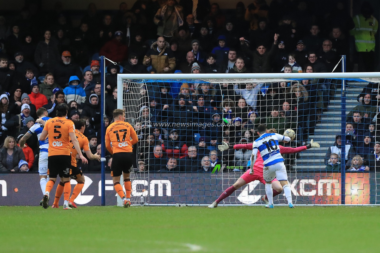 GOAL: Ilias Chair #10 of Queens Park Rangers levels the match.