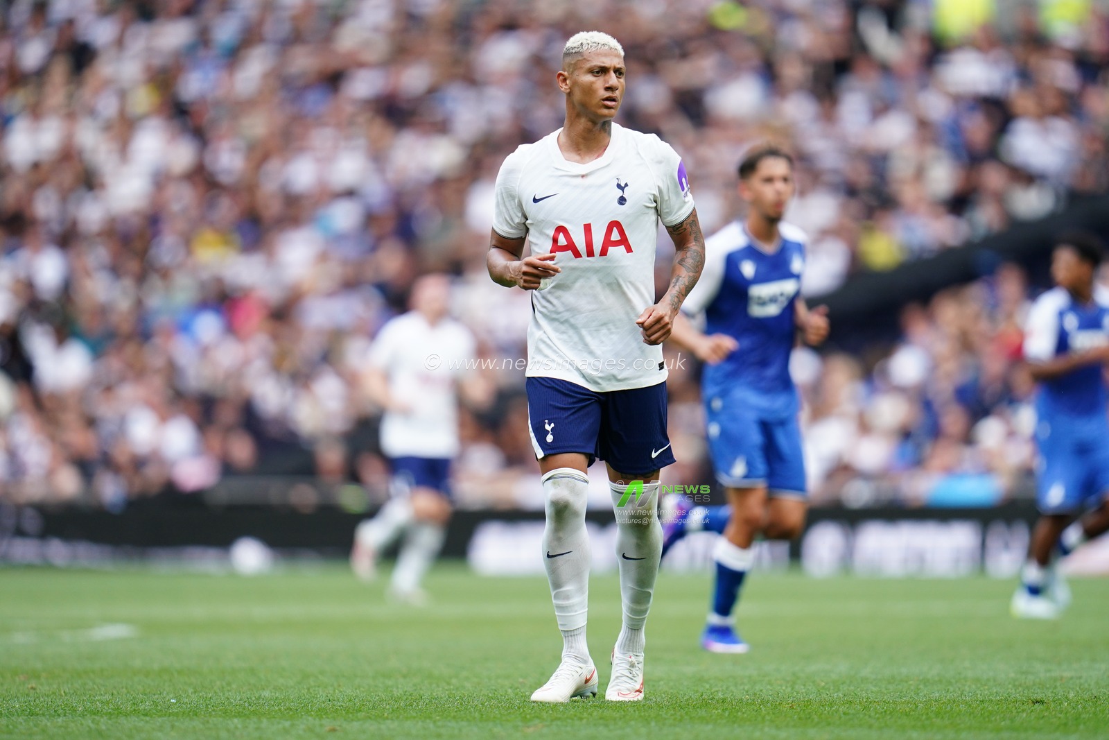 Richarlison of Tottenham Hotspur during the pre-season friendly match Tottenham Hotspur vs Hoffenheim at Tottenham Hotspur Stadium, London, United Kingdom on 15 August 2026

(Photo by Harvey Murphy/News Images)