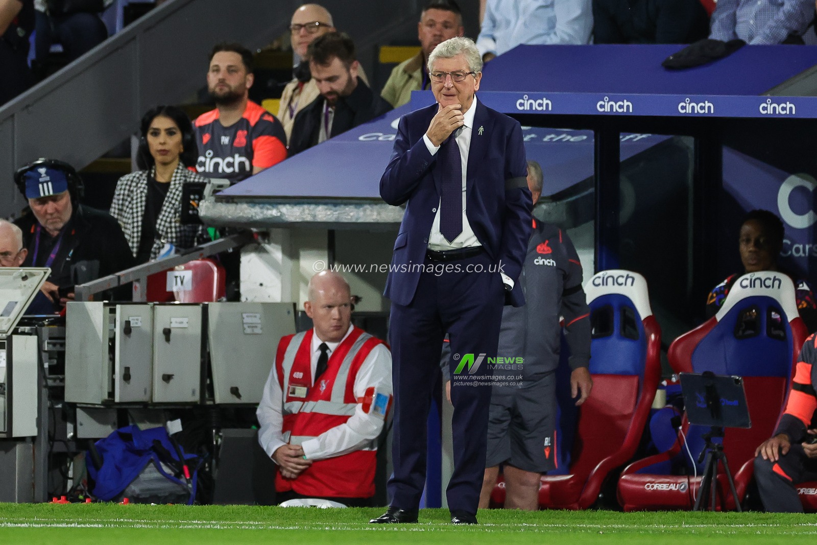 Roy Hodgson manager of Crystal Palace during the Premier League match Crystal Palace vs Arsenal at Selhurst Park, London, United Kingdom, 21st August 2023

(Photo by Mark Cosgrove/News Images)