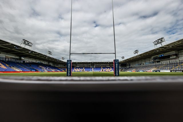 A general view of Halliwell Jones Stadium ahead of the Betfred Super League round 13 match Warrington Wolves vs Hull FC at The Halliwell Jones Stadium, Warrington, United Kingdom on 05 June 2026

(Photo by Alfie Cosgrove/News Images)
