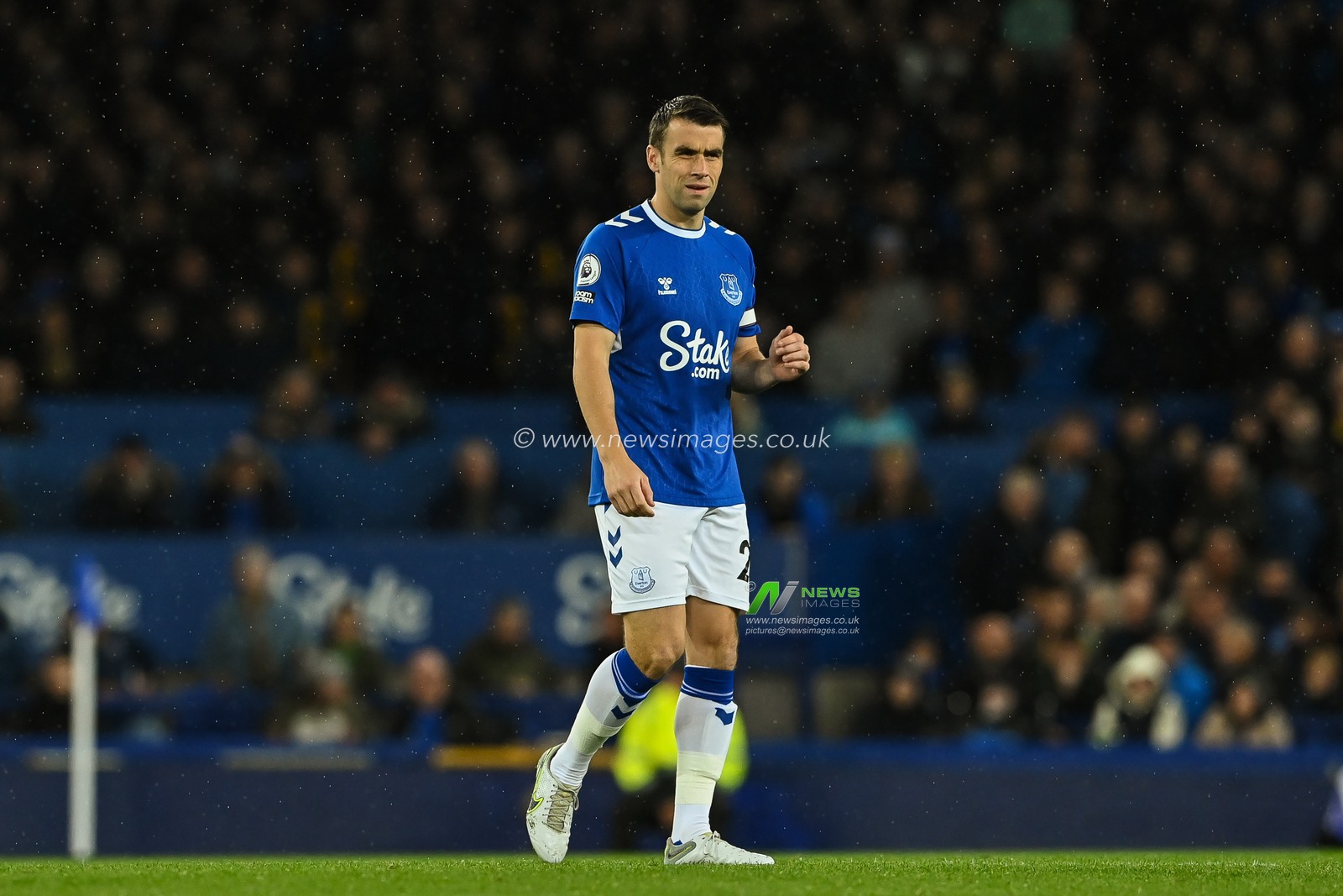 SÃ©amus Coleman #23 of Everton during the Premier League match Everton vs Manchester United at Goodison Park, Liverpool, United Kingdom, 9th October 2022

(Photo by Craig Thomas/News Images)