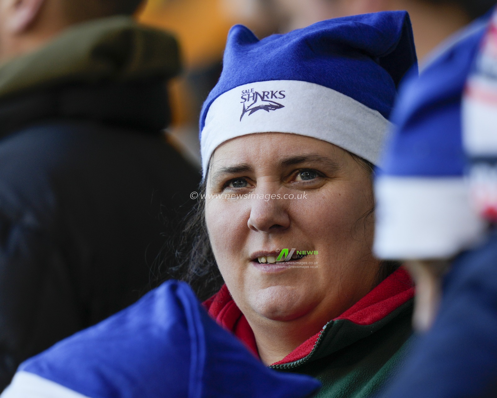 A fan watches on during the European Champions Cup Group B match Sale Sharks vs Ulster Rugby at AJ Bell Stadium, Eccles, United Kingdom, 11th December 2022

(Photo by Steve Flynn/News Images)