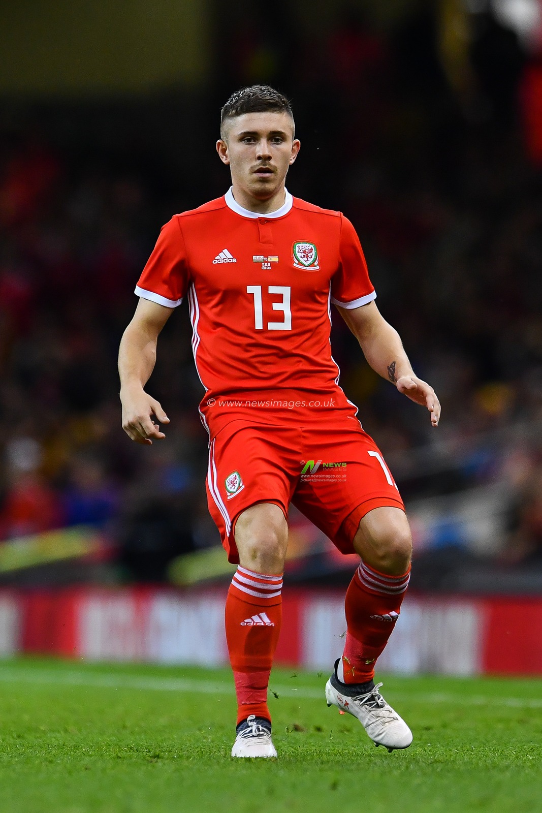 11th October 2018 , Principality Stadium, Cardiff, Wales ; International friendly, Wales v Spain ; Declan John  of Wales

Credit: Craig Thomas/News Images