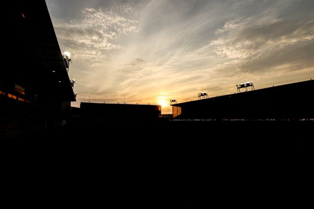 A general view of Halliwell Jones Stadium during the Betfred Super League round 23 match Warrington Wolves vs York Knights at The Halliwell Jones Stadium, Warrington, United Kingdom on 13 August 2026

(Photo by Alfie Cosgrove/News Images)