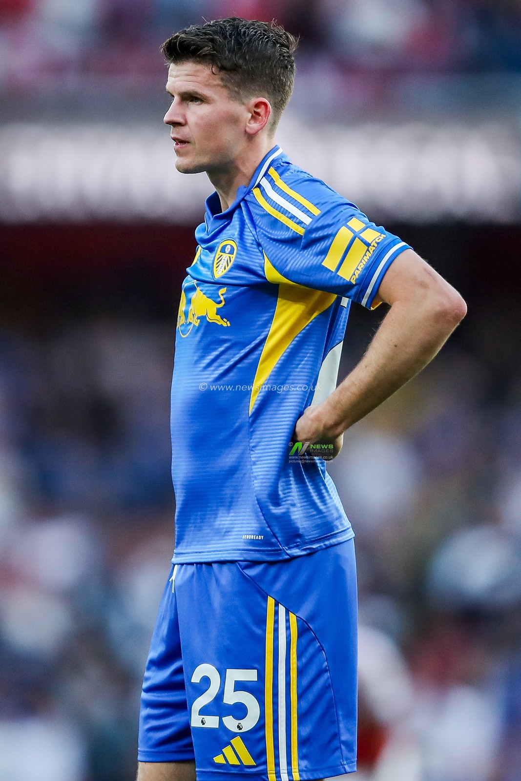 Sam Byram of Leeds United looks on during the Premier League match Arsenal vs Leeds United at Emirates Stadium, London, United Kingdom, 23rd August 2025

(Photo by Izzy Poles/News Images)