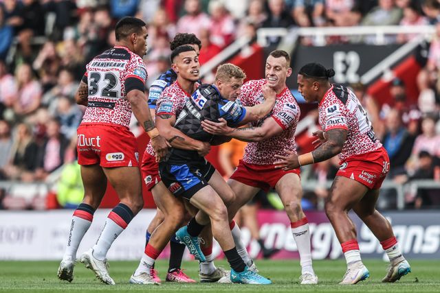 Betfred Super League round 21 Leigh Leopards v Leeds Rhinos