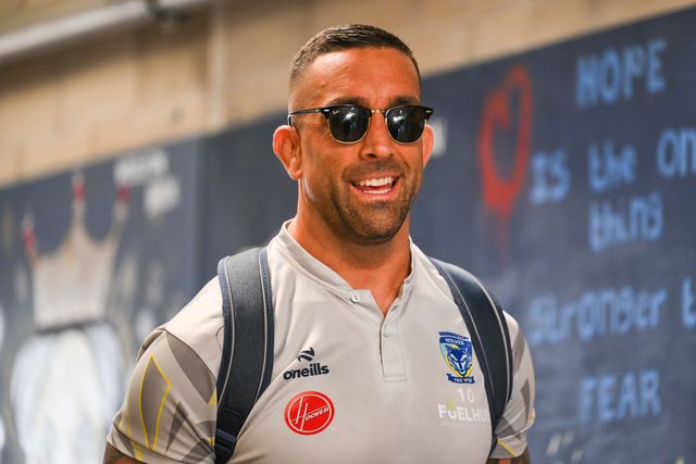 Paul Vaughan of Warrington Wolves arrives ahead of  the Betfred Super League Round 11 match Warrington Wolves vs Hull KR at Halliwell Jones Stadium, Warrington, United Kingdom, 9th May 2024

(Photo by Craig Thomas/News Images)