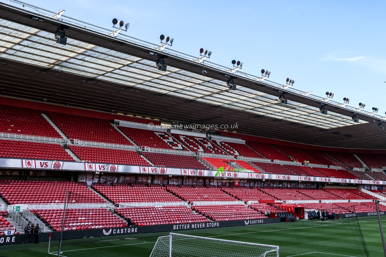 A general view of Riverside Stadium ahead of the Sky Bet Championship match Middlesbrough vs Queens Park Rangers at Riverside Stadium, Middlesbrough, United Kingdom, 13th December 2025

(Photo by Alfie Cosgrove/News Images)

*** GER AUT SUI OUT ***