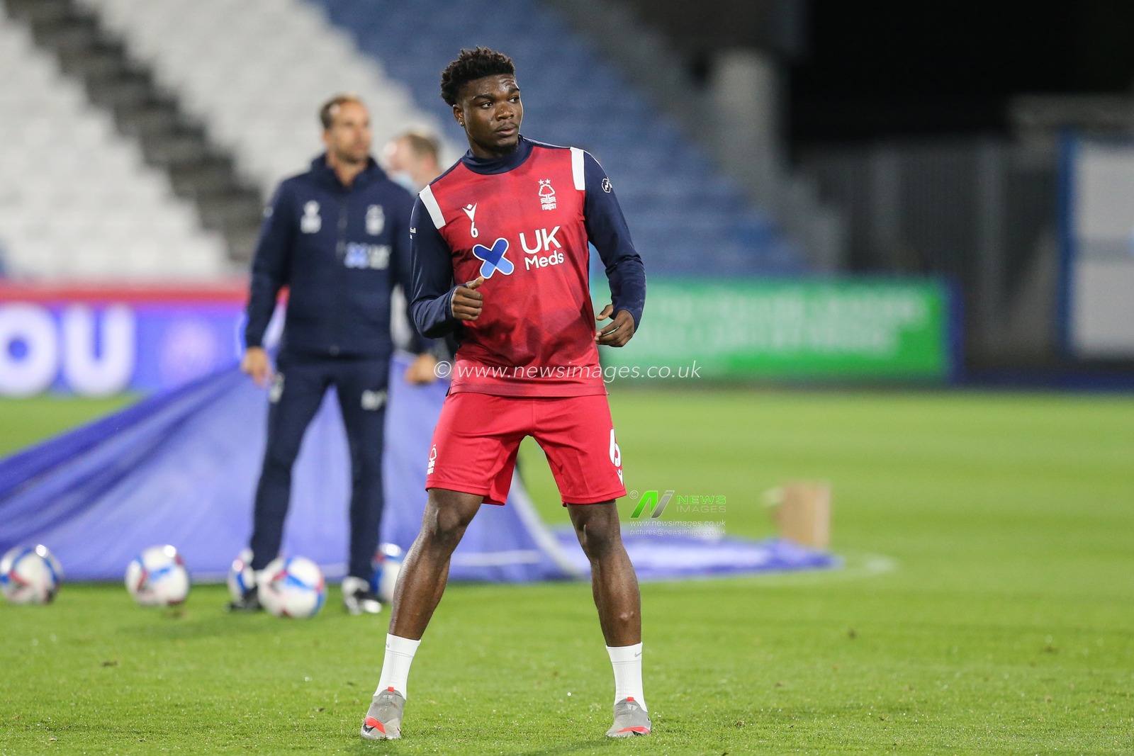 Jonathan Hogg (6) of Huddersfield Town during the warm up