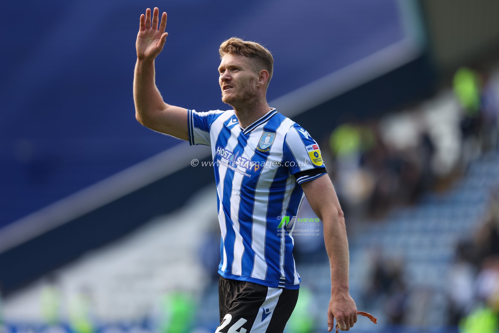 Michael Smith #24 of Sheffield Wednesday during the Sky Bet League 1 match Sheffield Wednesday vs Ipswich Town at Hillsborough, Sheffield, United Kingdom, 17th September 2022

(Photo by Simon Bissett/News Images)