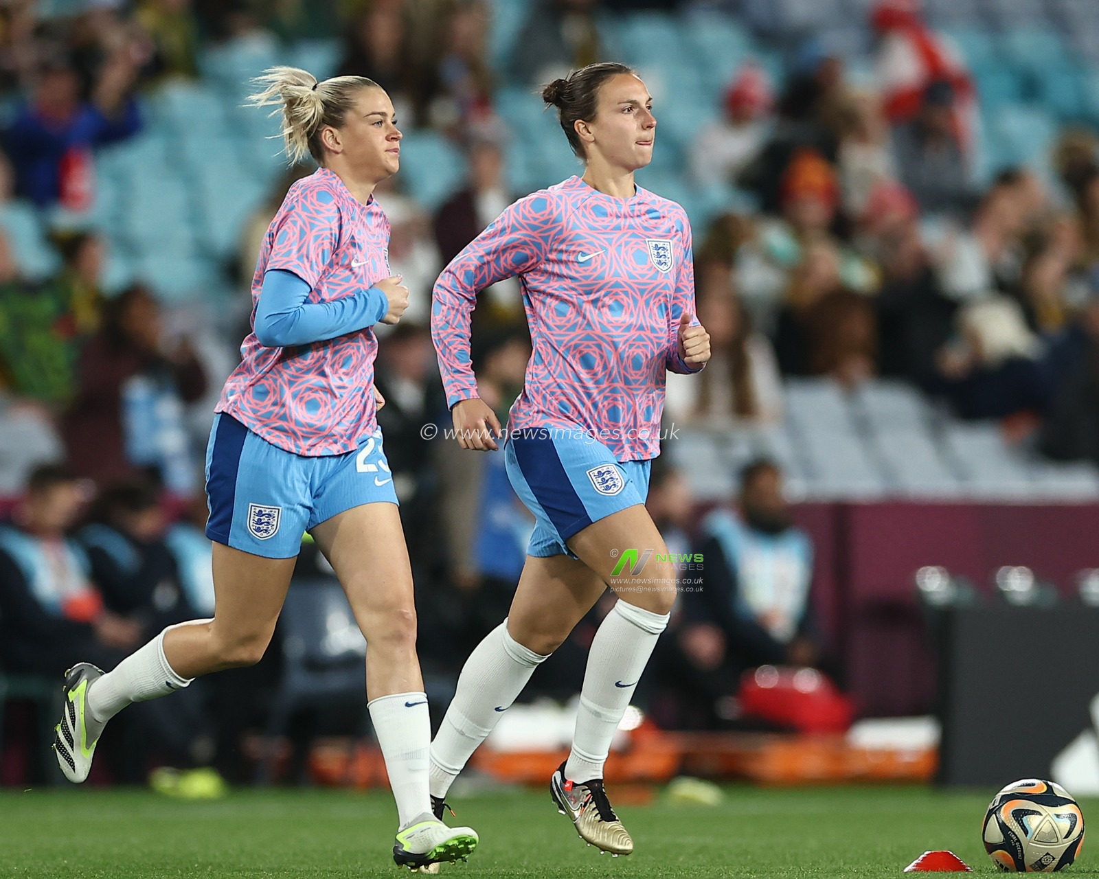 Alessia Russo #23 of England comes out to warm up during the FIFA Women's World Cup 2023 Final match Spain Women vs England Women at Stadium Australia, Sydney, Australia, 20th August 2023

(Photo by Patrick Hoelscher/News Images)